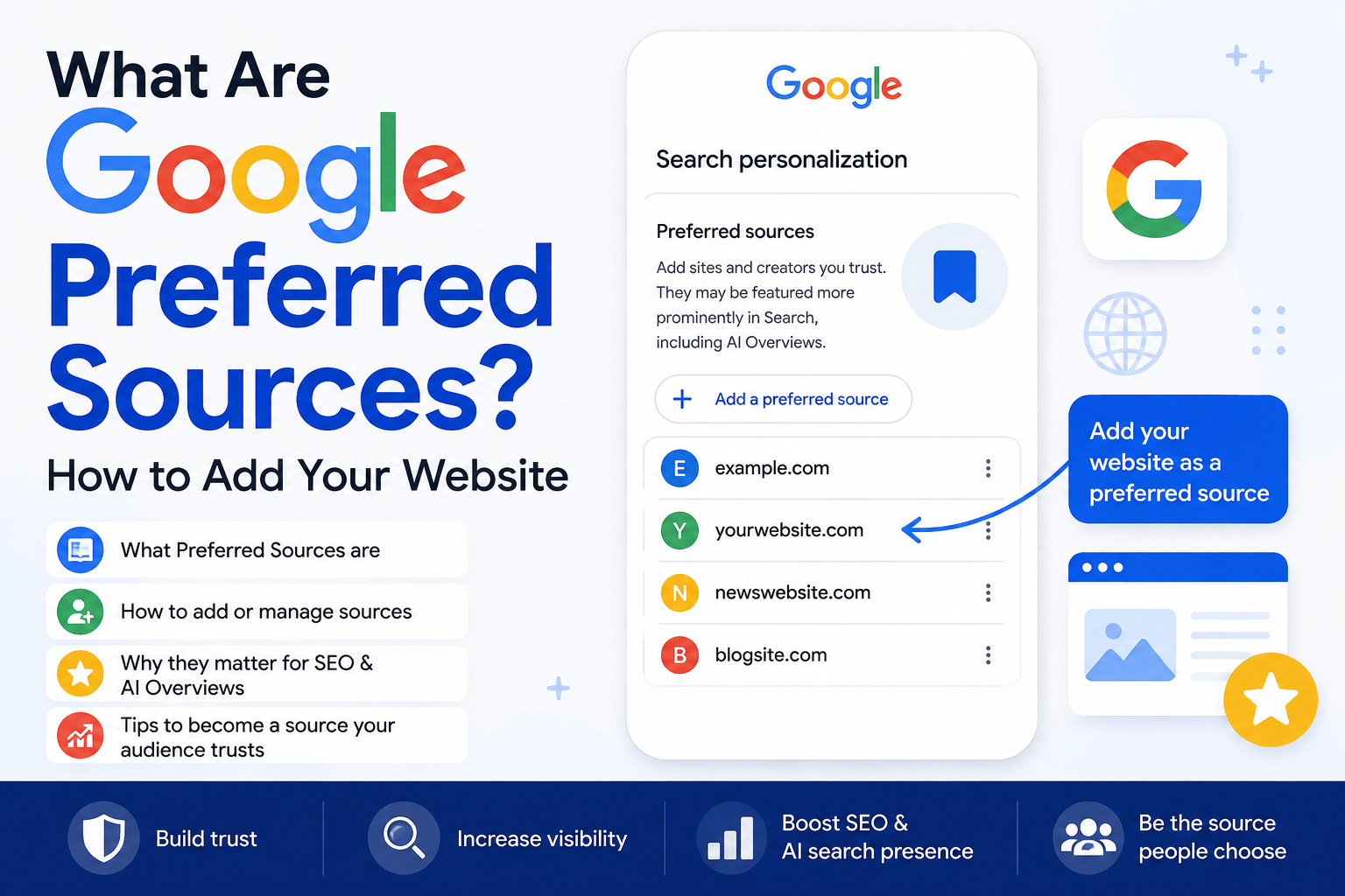 What Are Google Preferred Sources? How to Add Your Website