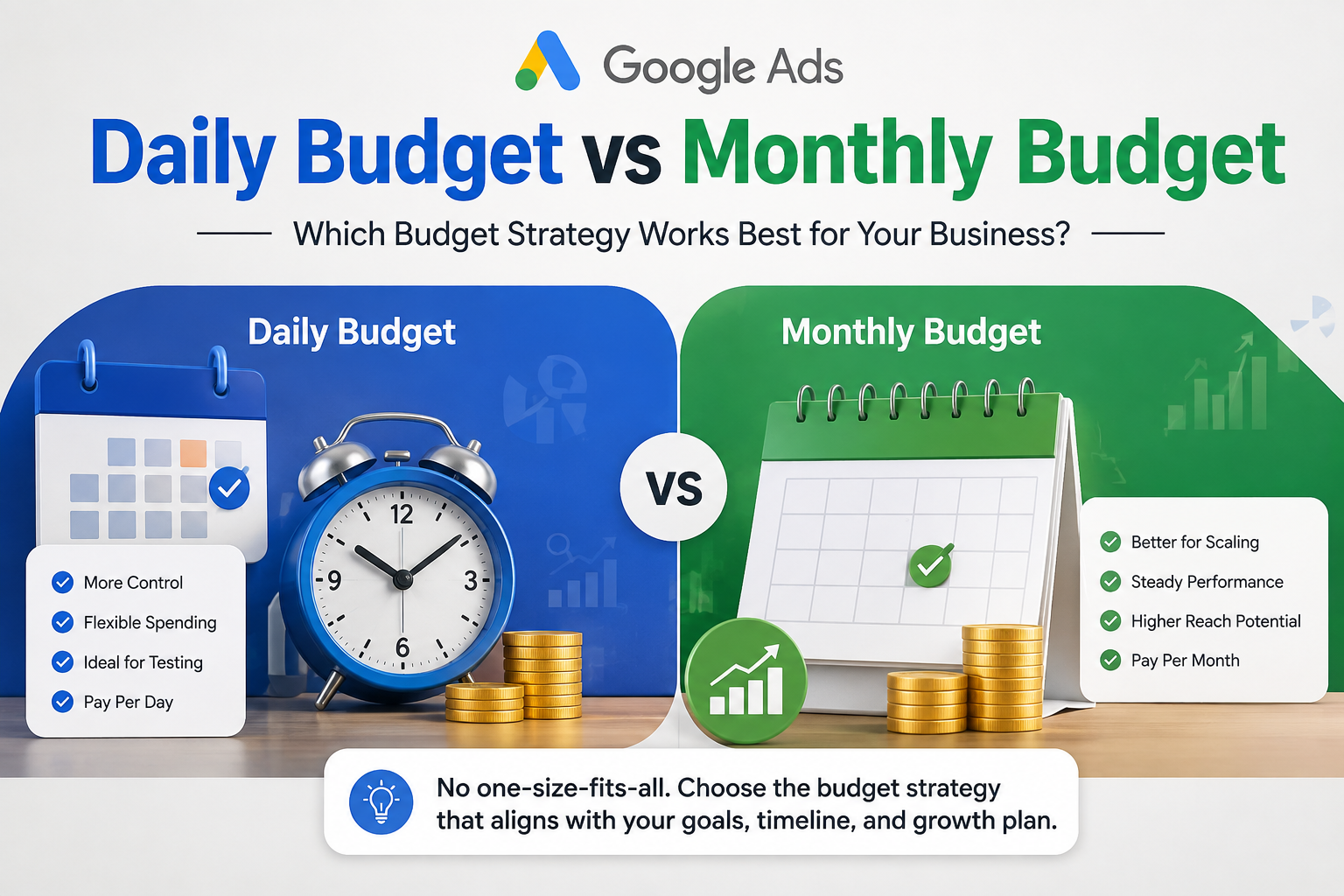 Daily Budget vs Monthly Budget in Google Ads