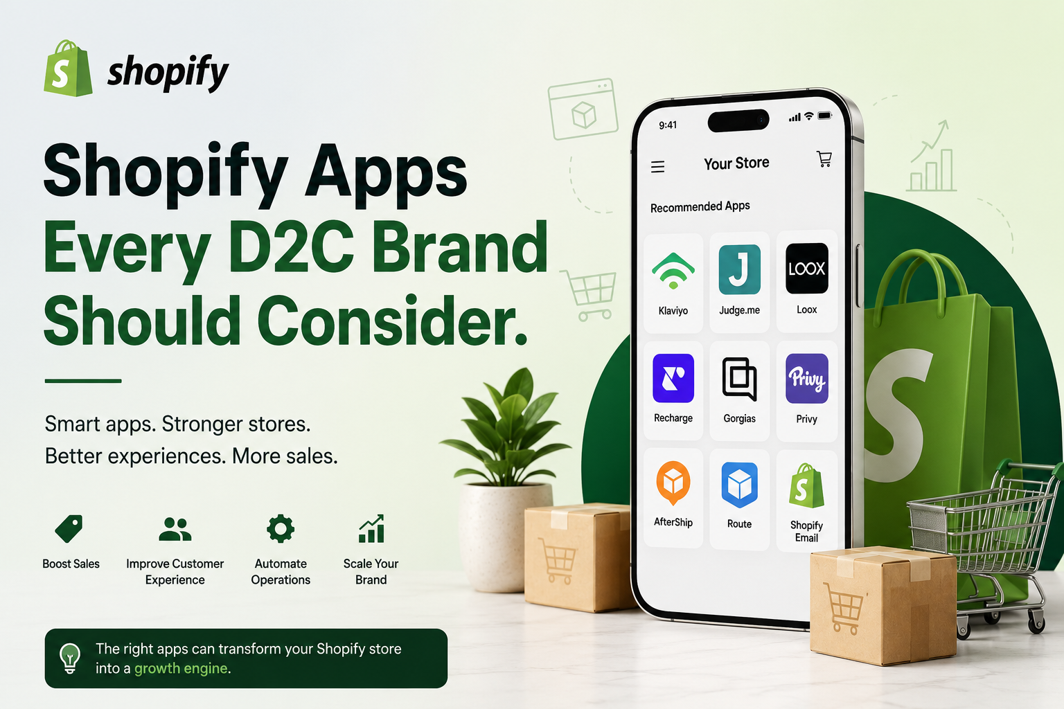 Shopify Apps Every D2C Brand Should Consider.