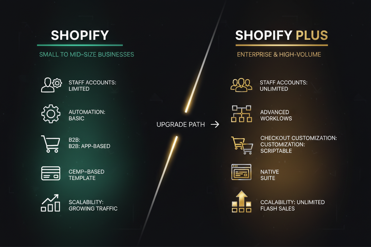 Shopify vs Shopify Plus: Which One Does Your Brand Actually Need?